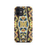 Masala Thai - Mosaic Pattern Art Phone Case Iphone 12 / Matte Patterned Smartphone Case Saffron-hued Fever Dream, Stoic Monk Crack, Dream