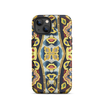 Masala Thai - Mosaic Pattern Art Phone Case Iphone 13 / Matte Patterned Iphone Case Saffron-hued Fever Dream, Stoic Monk Crack, Dream