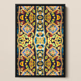 Masala Thai - Mosaic Pattern Art Print / Canvas, 12x18’’ / 31x46cm / Black Frame, Posters Prints & Visual Artwork, Toby Leon