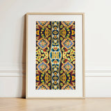 Masala Thai - Mosaic Pattern Art Print / Canvas, 12x18’’ / 31x46cm / Natural Frame / Matboard, Posters Prints & Visual Artwork, Toby Leon