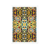 Masala Thai - Mosaic Pattern Art Print / Canvas Ornate Decorative Pattern Symmetrical Floral Geometric Designs Vibrant Thailand’s