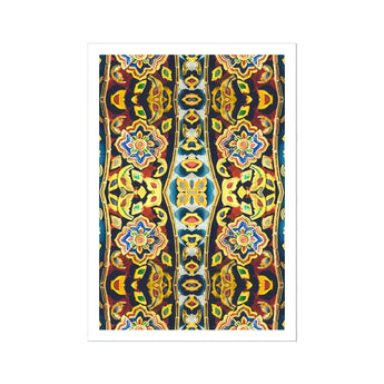 Masala Thai - Mosaic Pattern Art Print / Canvas Ornate Decorative Pattern Symmetrical Floral Geometric Designs Vibrant Thailand’s