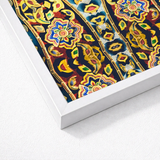 Vibrant Intricately Patterned Framed Artwork Bold Floral Geometric Thailand’s Psychedelic Temple, Thai Aesthetic, Design Ecstasy