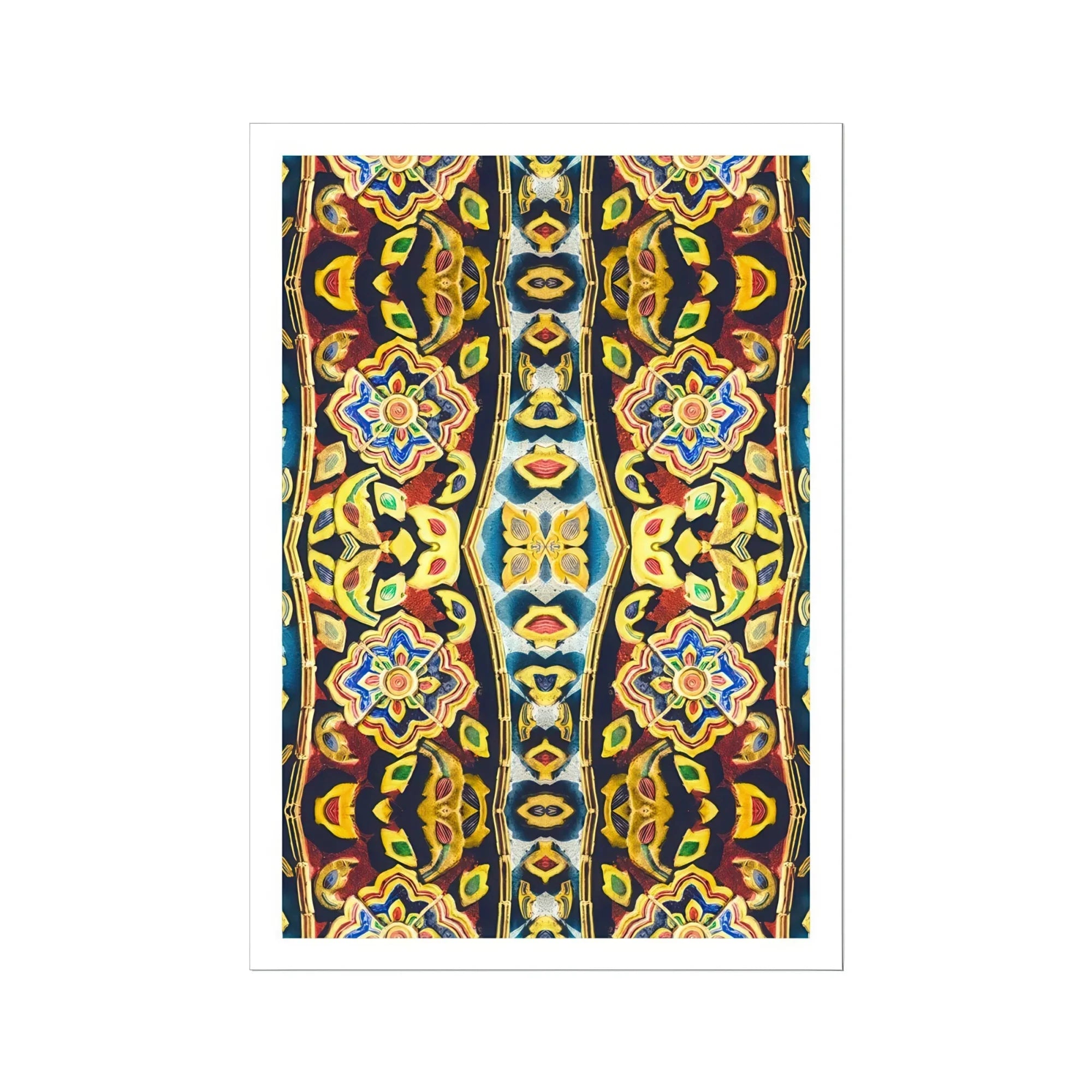 Masala Thai - Mosaic Pattern Art Print Posters Prints & Visual Artwork