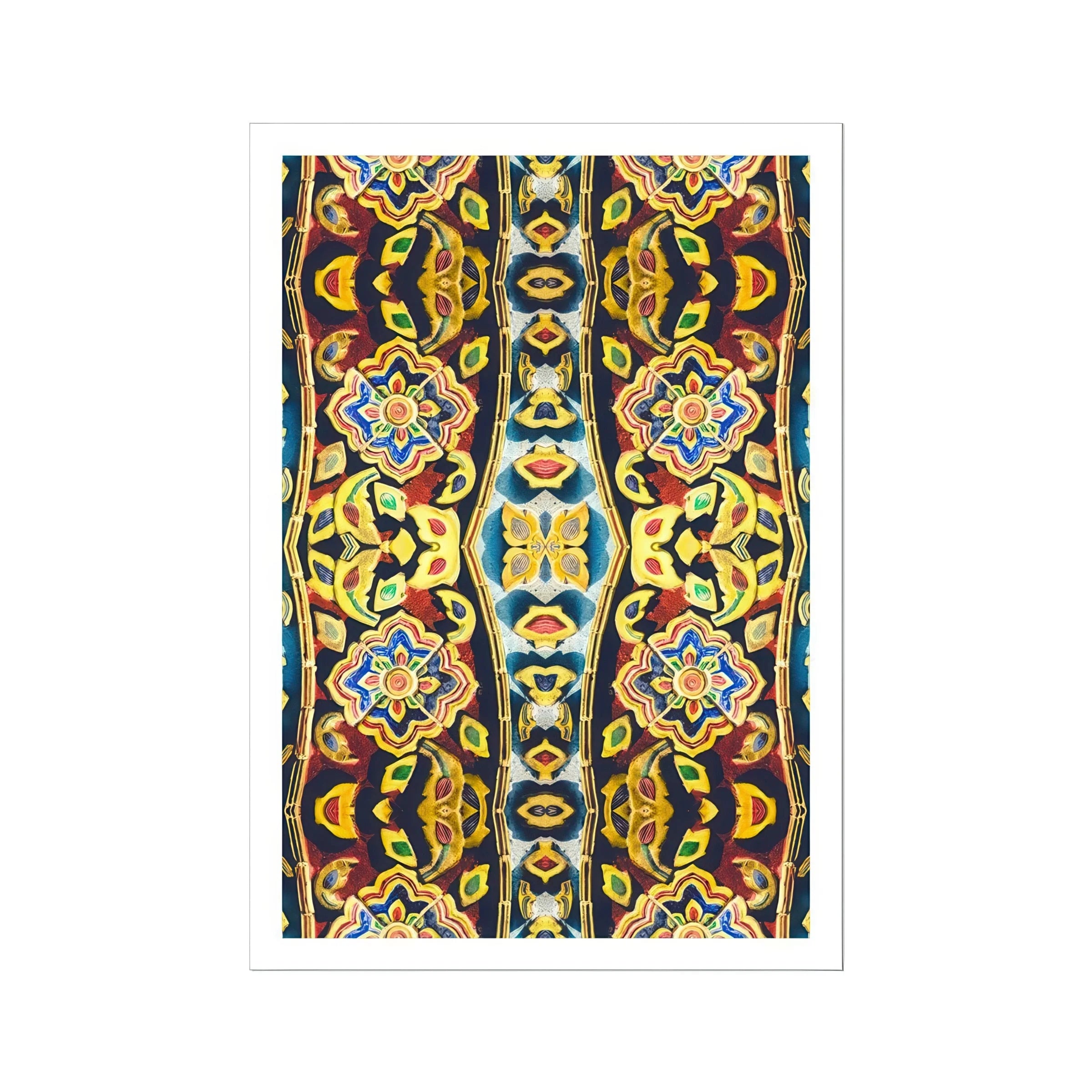 Masala Thai - Mosaic Pattern Art Print Posters Prints & Visual Artwork