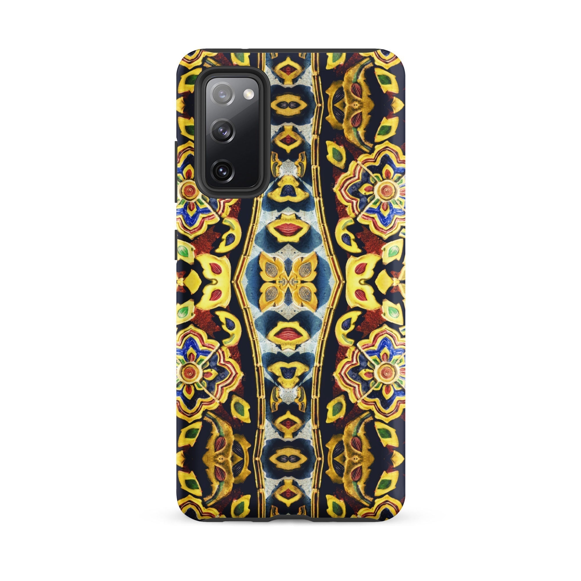 Masala Thai Mosaic Pattern Art Samsung Case, Galaxy S20 Fe / Matte, Smartphone Case Colorful Ornate Floral Geometric Pattern
