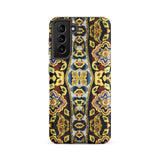 Masala Thai - Mosaic Pattern Art Samsung Case, Galaxy S21 Fe / Matte, Smartphone Case Vibrant Symmetrical Ornate Floral Abstract Pattern
