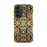 Masala Thai - Mosaic Pattern Art Samsung Case, Galaxy S23 Plus / Matte, Smartphone Case Vibrant Intricate Gold Red Blue Mandala-like