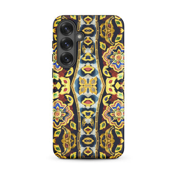 Masala Thai - Mosaic Pattern Art Samsung Case, Galaxy S25 Plus / Matte, Phone Case Vibrant Symmetrical Floral Geometric Patterned Design