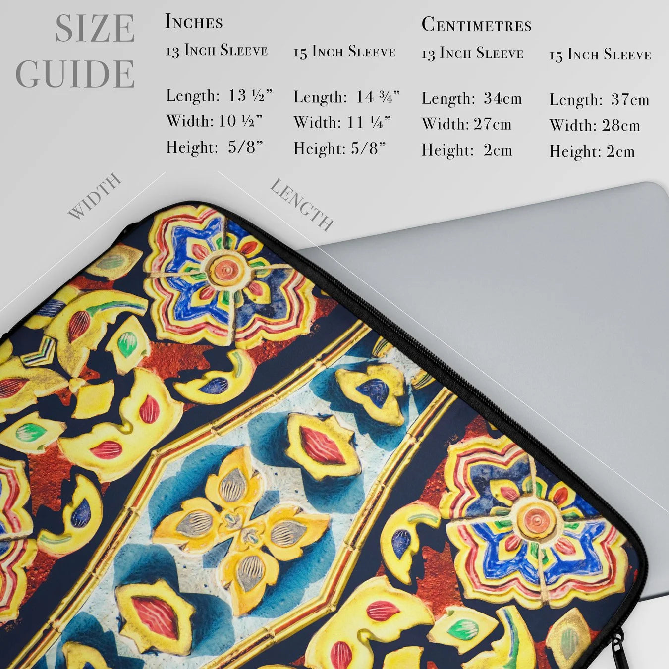 Masala Thai - Mosaic Pattern Laptop Sleeve Computer Covers & Skins