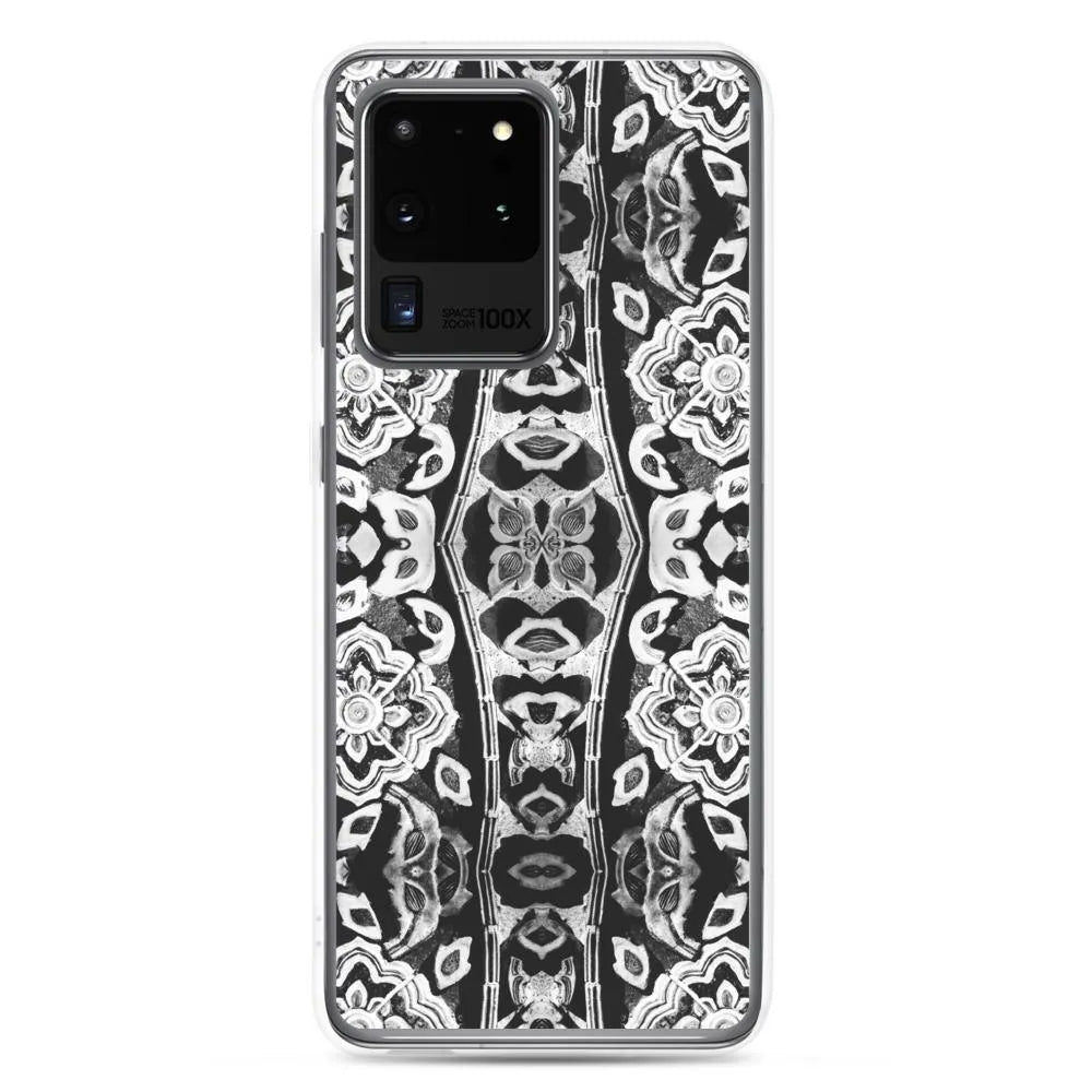 Masala Thai Samsung Galaxy Case - Black And White - Samsung Galaxy S20 Ultra - Mobile Phone Cases - Aesthetic Art