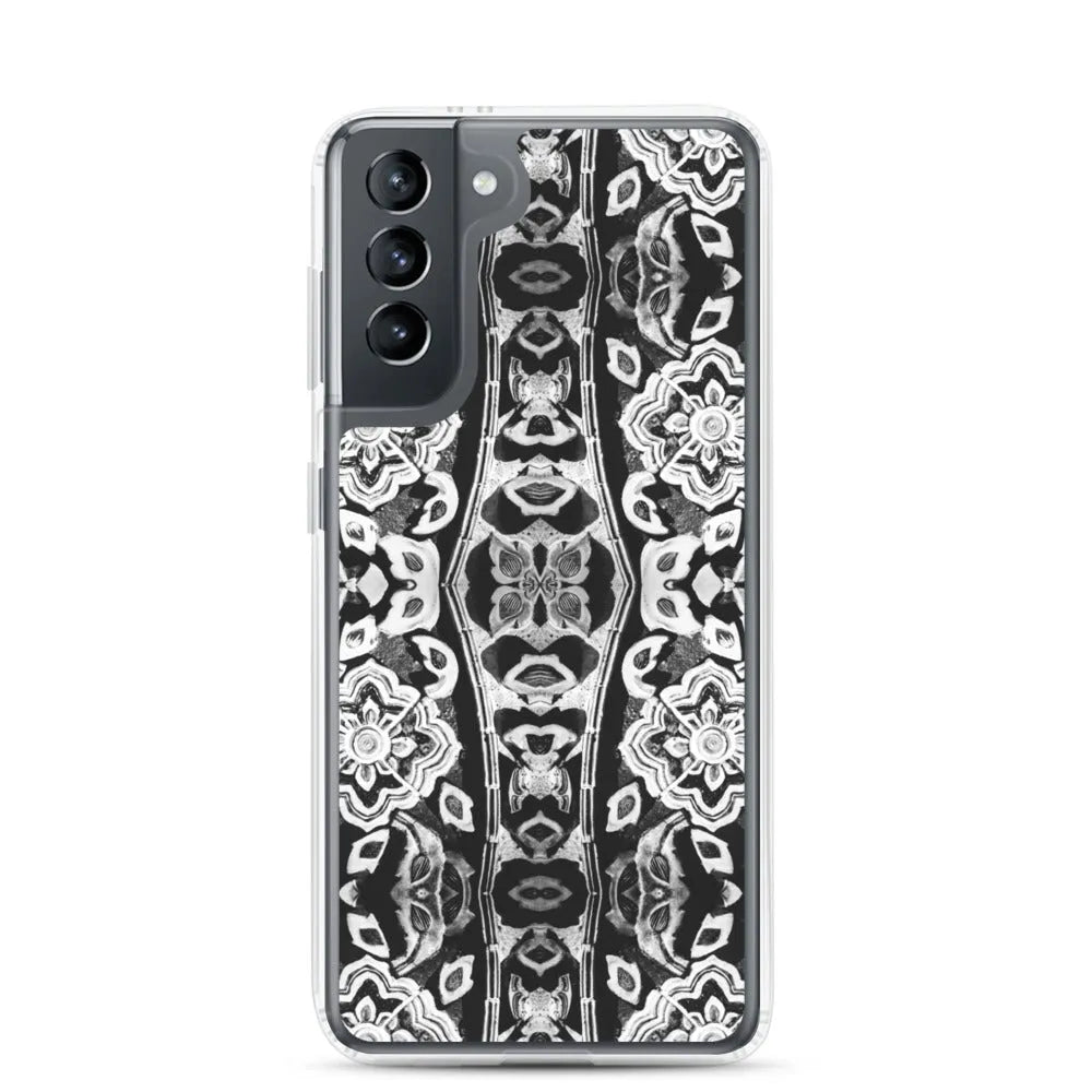 Masala Thai Samsung Galaxy Case - Black And White - Samsung Galaxy S21 - Mobile Phone Cases - Aesthetic Art