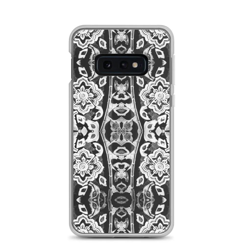 Masala Thai Samsung Galaxy Case - Black And White - Samsung Galaxy S10e - Mobile Phone Cases - Aesthetic Art