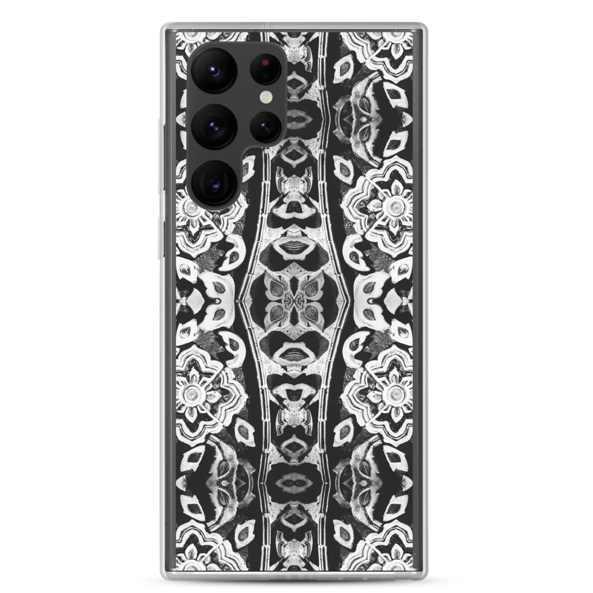 Masala Thai Samsung Galaxy Case - Black And White - Samsung Galaxy S22 Ultra - Mobile Phone Cases - Aesthetic Art