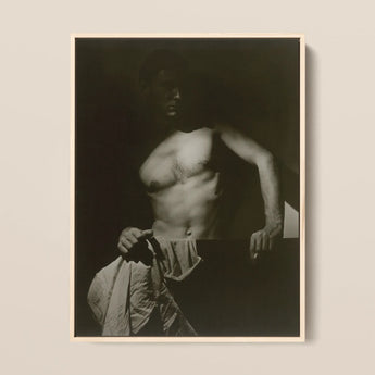 Max After Surfing - Olive Cotton Art Print / Canvas, 12x16’’ / 31x41cm / Natural Frame, Posters Prints & Visual Artwork, Toby Leon