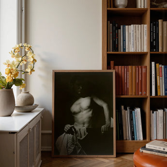 Max After Surfing - Olive Cotton Art Print, Posters Prints & Visual Artwork, Toby Leon