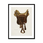 Mclellan Saddle - Walter Praefke Equestrian Art Print