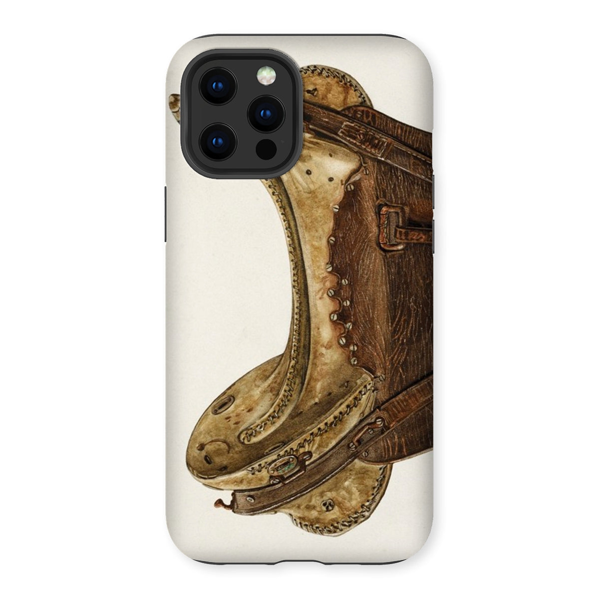 Mclellan Saddle - Walter Praefke Horse Tack Iphone Case - 13 Pro Max / Matte