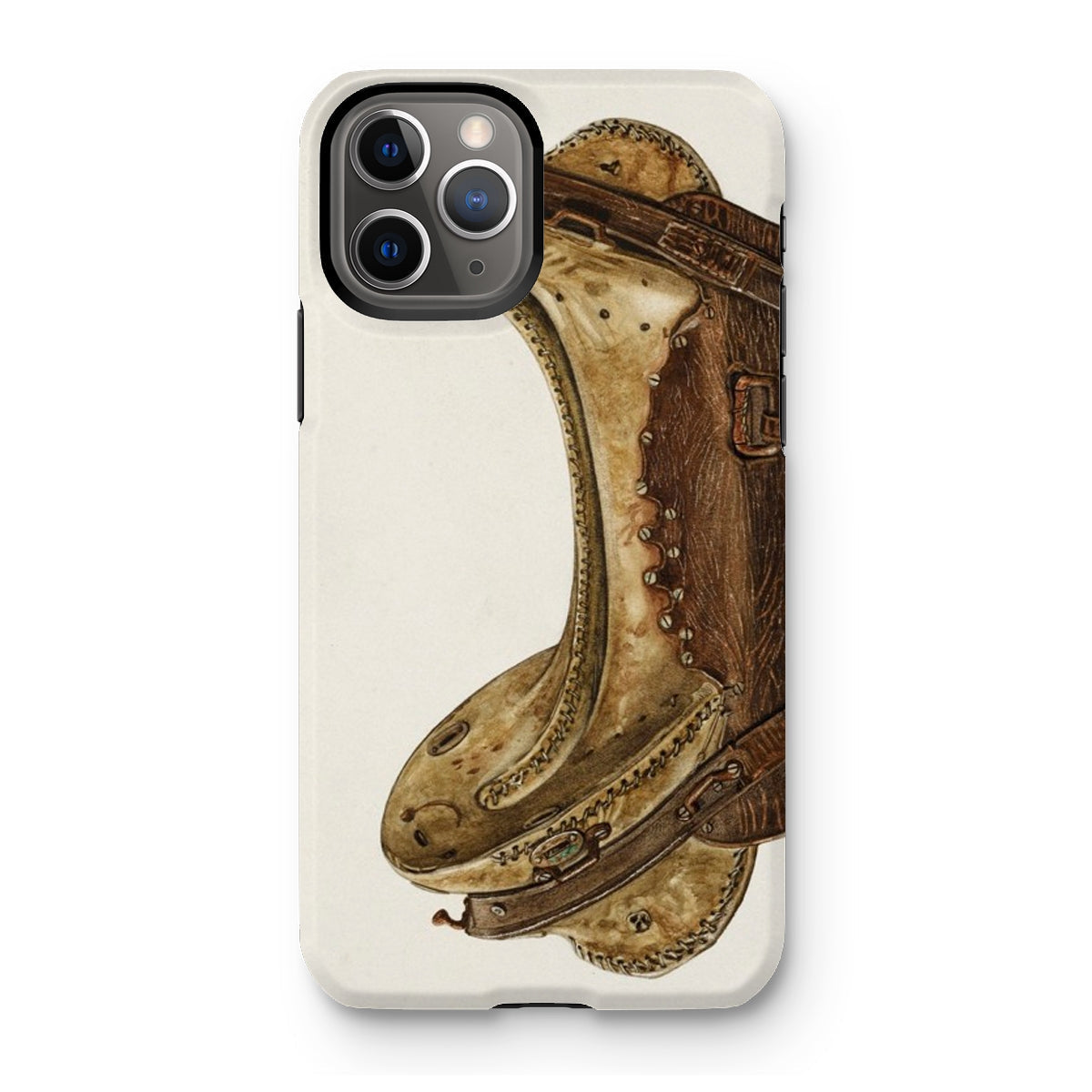 Mclellan Saddle - Walter Praefke Horse Tack Iphone Case - 11 Pro / Matte