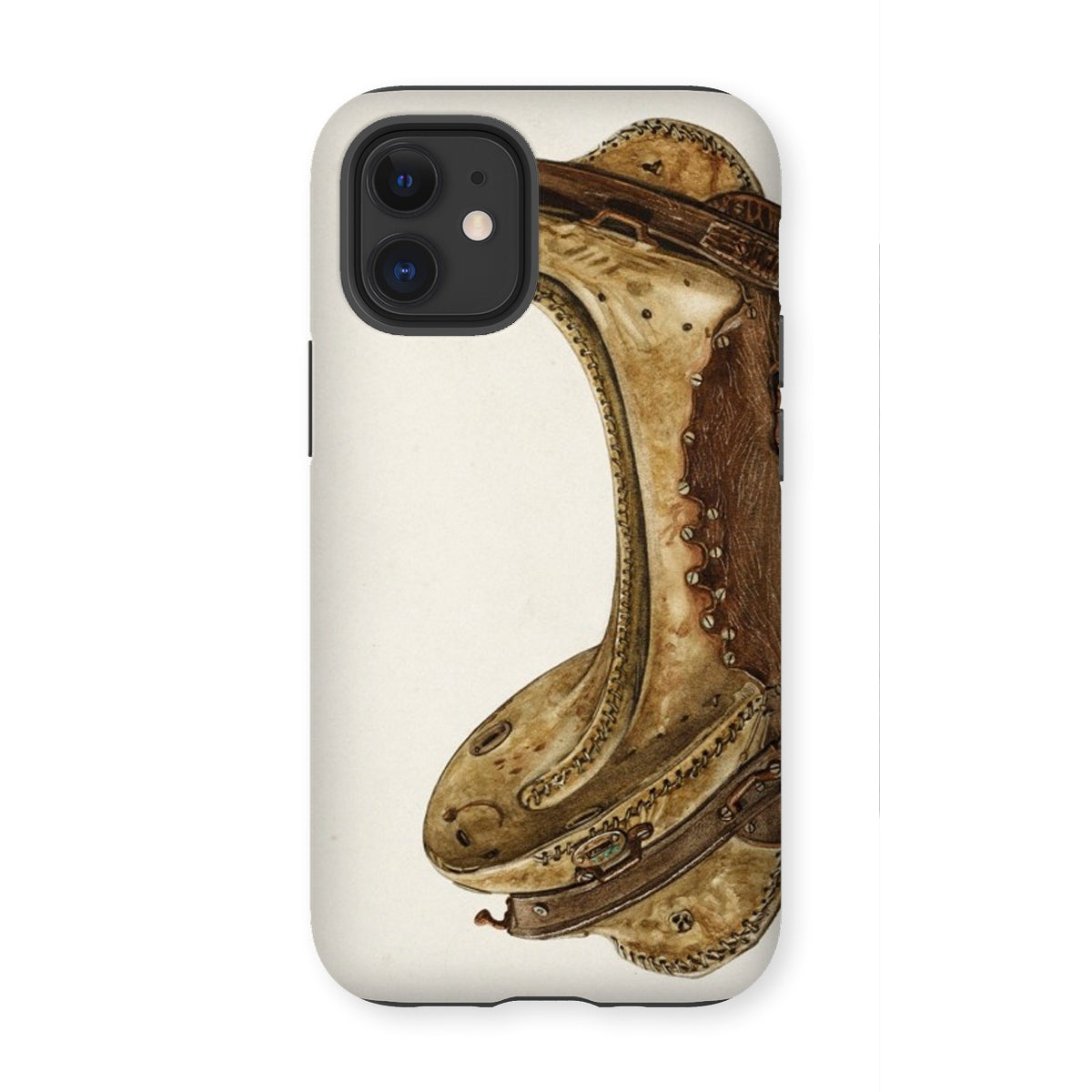 Mclellan Saddle - Walter Praefke Horse Tack Iphone Case - 12 Mini / Matte