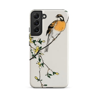 Meadow Bunting - Numata Kashu Samsung Case, Galaxy S22 Plus / Matte, Phone Case Bird Branch Design
