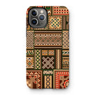 Medieval Floor Tile Patterns - Auguste Racinet Iphone Case, 11 Pro / Matte, Iphone Case Traditional African Tribal Patterns Earth Tones