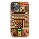 Medieval Floor Tile Patterns - Auguste Racinet Iphone Case, 11 Pro Max / Matte, Iphone Case Traditional African Tribal Patterns Earth Tones