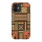 Medieval Floor Tile Patterns - Auguste Racinet Iphone Case, 12 / Matte, Phone Case Geometric African-inspired Pattern Earth Tones