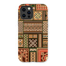Medieval Floor Tile Patterns - Auguste Racinet Iphone Case, 13 Pro / Matte, Iphone Case Traditional African Tribal Patterns Earth Tones