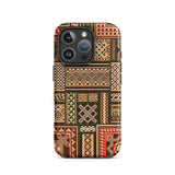 Medieval Floor Tile Patterns - Auguste Racinet Iphone Case, 16 Pro / Matte, Patterned Smartphone Case