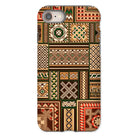 Medieval Floor Tile Patterns - Auguste Racinet Iphone Case, 8 / Matte, Phone Case Traditional African Tribal Patterns Brown Orange