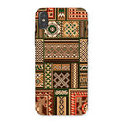 Medieval Floor Tile Patterns - Auguste Racinet Iphone Case, x / Matte, Phone Case Traditional African Tribal Patterns Brown Orange