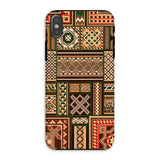 Medieval Floor Tile Patterns - Auguste Racinet Iphone Case, Xs / Matte, Phone Case Traditional African Tribal Patterns Brown Orange