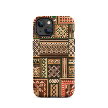 Medieval Floor Tile Patterns - Auguste Racinet Phone Case Iphone 14 / Matte Patterned Iphone Case Medieval Floor Tile, Auguste Racinet