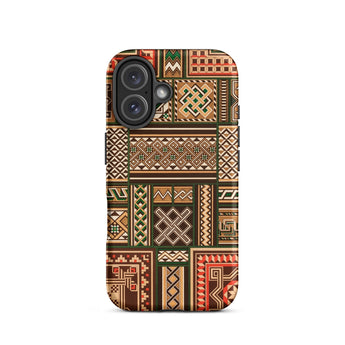 Medieval Floor Tile Patterns - Auguste Racinet Phone Case Iphone 16 / Matte Patterned Smartphone Case Medieval Floor Tile, Auguste Racinet