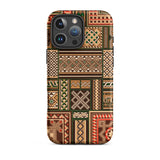Medieval Floor Tile Patterns - Auguste Racinet Phone Case Iphone 16 Pro Max / Matte Patterned Smartphone Case Medieval Floor Tile, Auguste