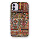 Medieval Stained Glass Windows - Auguste Racinet Iphone Case, 11 / Matte, Iphone Case Colorful Medieval Stained Glass Window Pattern