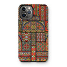 Medieval Stained Glass Windows - Auguste Racinet Iphone Case, 11 Pro / Matte, Iphone Case Colorful Medieval Stained Glass Window Patterns