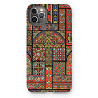 Medieval Stained Glass Windows - Auguste Racinet Iphone Case, 11 Pro Max / Matte, Iphone Case Colorful Medieval Stained Glass Window Pattern