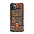 Medieval Stained Glass Windows Auguste Racinet Iphone Case, 11 Pro Max / Matte, Stained Glass Patterned Phone Case
