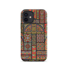 Medieval Stained Glass Windows Auguste Racinet Iphone Case, 12 / Matte, Stained Glass Patterned Phone Case