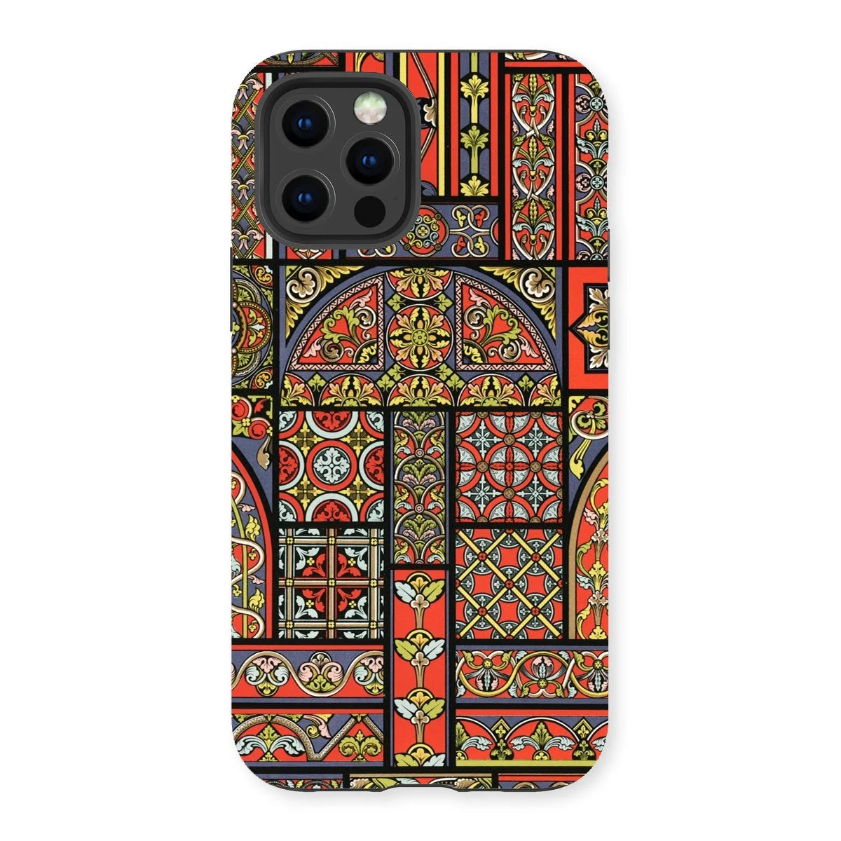 Medieval Stained Glass Windows - Auguste Racinet Iphone Case 13 Pro / Matte Mobile Phone Cases