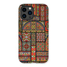 Medieval Stained Glass Windows - Auguste Racinet Iphone Case, 14 Pro Max / Matte, Kite-952679505, Decorative Phone Case Colorful Medieval