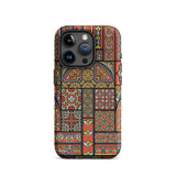 Medieval Stained Glass Windows - Auguste Racinet Iphone Case, Stained-glass Patterned Phone Case
