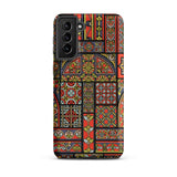 Medieval Stained Glass Windows - Auguste Racinet Phone Case, Samsung Galaxy S21 Plus / Matte, Mobile Cases, Toby Leon