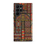Medieval Stained Glass Windows - Auguste Racinet Phone Case, Samsung Galaxy S22 Ultra / Matte, Mobile Cases, Toby Leon