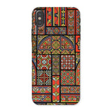 Medieval Stained Glass Windows - Auguste Racinet Iphone Case, x / Matte, Phone Case Colorful Medieval Stained Glass Window Pattern
