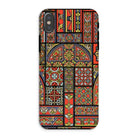 Medieval Stained Glass Windows - Auguste Racinet Iphone Case, Xs / Matte, Phone Case Colorful Medieval Stained Glass Window Patterns