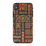 Medieval Stained Glass Windows - Auguste Racinet Iphone Case, Xs / Matte, Phone Case Colorful Medieval Stained Glass Window Patterns