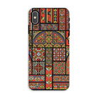 Medieval Stained Glass Windows Auguste Racinet Iphone Case, Xs Max / Matte, Phone Case Colorful Medieval Stained Glass Window Pattern